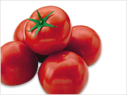 トマトトマトも優秀野菜です！β－カロチンはもちろん、トマトに 多く含まれているリコピンは、紫外線の影響で出来る有害 酵素をやっつけてくれる作用があります。たくさん食べたい 野菜の１つです。