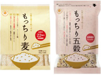 【今回使用食品】主食：永倉精麦の「もっちり五穀」※五穀以外に「もっちり麦」も薬局にて販売しております。